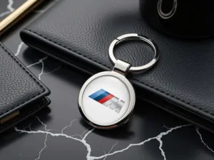 BMW Herren-Schlüsselringe Metallischer Stabilitätslook